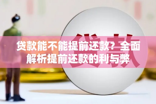 岚山贷款能不能提前还款？全面解析提前还款的利与弊