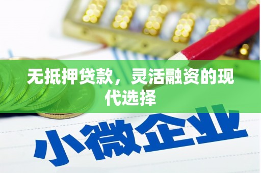 岚山无抵押贷款，灵活融资的现代选择