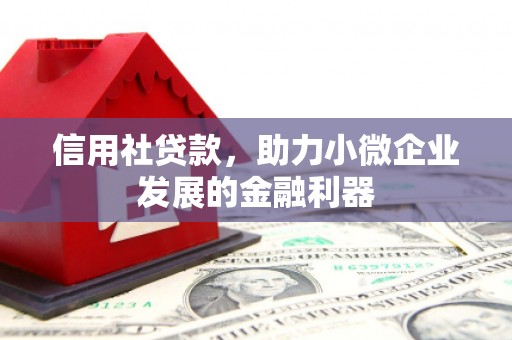 岚山信用社贷款，助力小微企业发展的金融利器