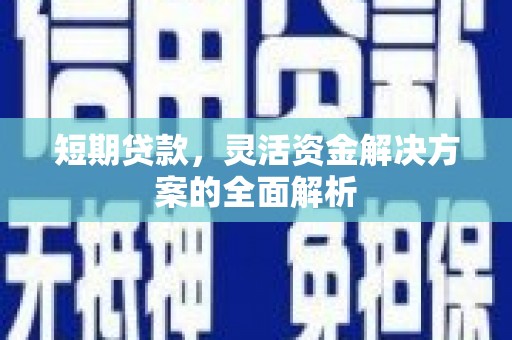 岚山短期贷款，灵活资金解决方案的全面解析